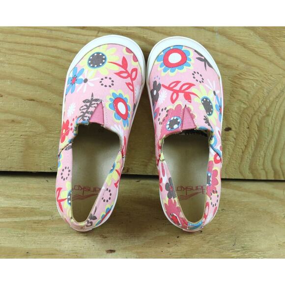 Dansko Clogs Girls 12 Vegan Vesta Girls Floral Multicolor Slip On 30 Shoes - Picture 4 of 7